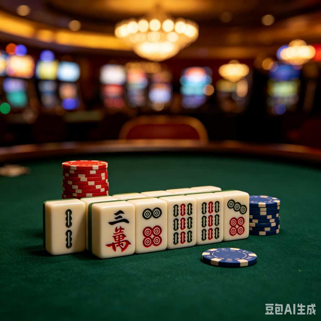 mini mahjong tiles keychain