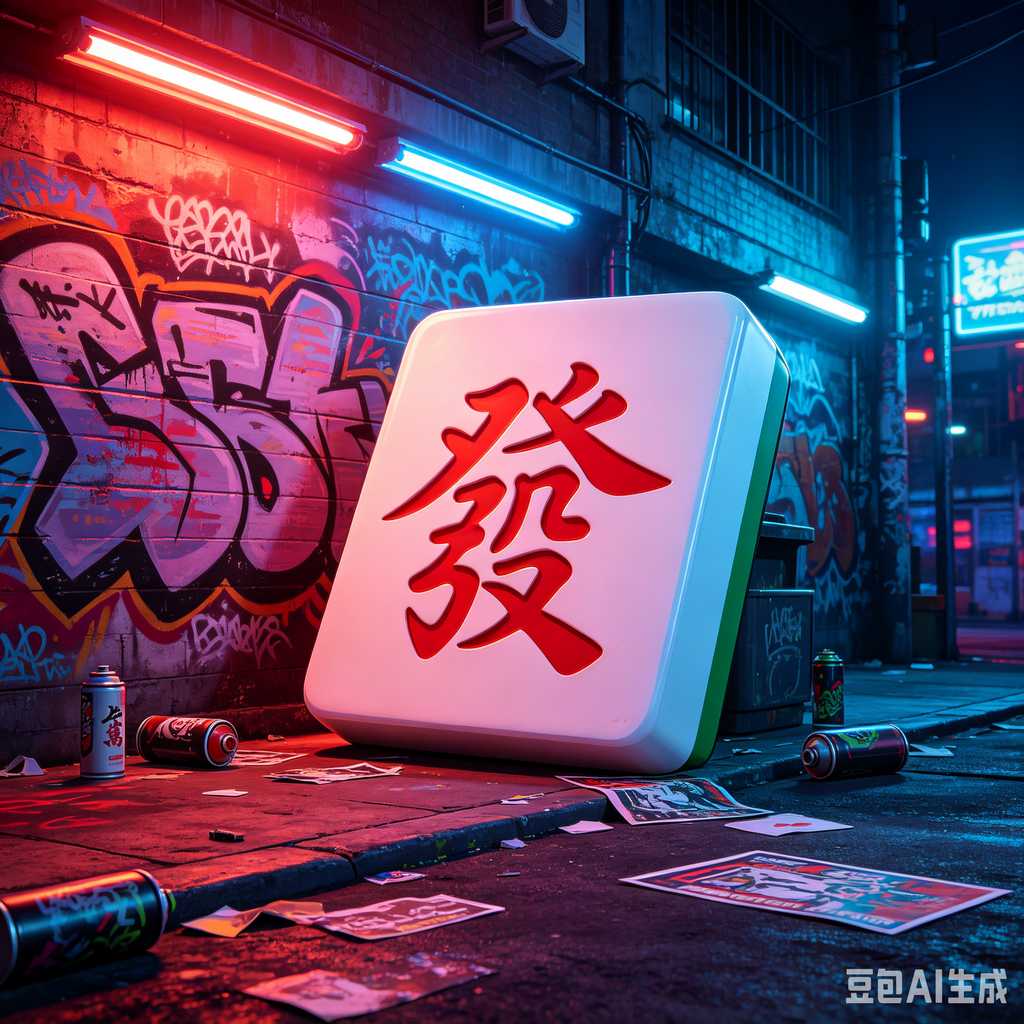 saturated color mahjong set print