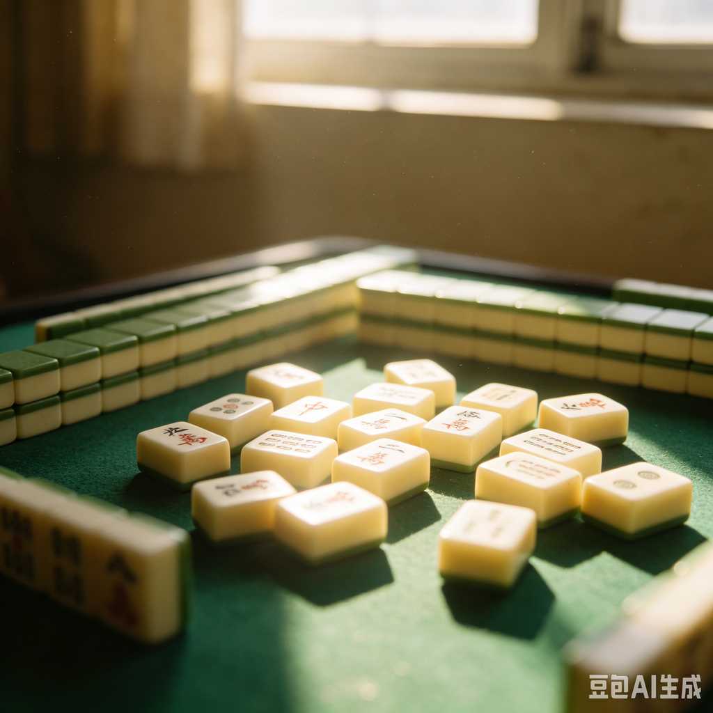 glossy mahjong tiles