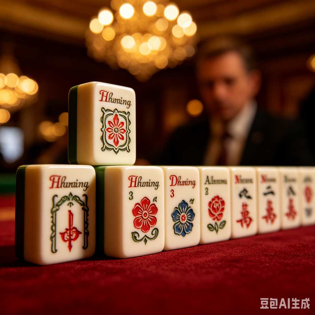 handmade mahjong tiles set